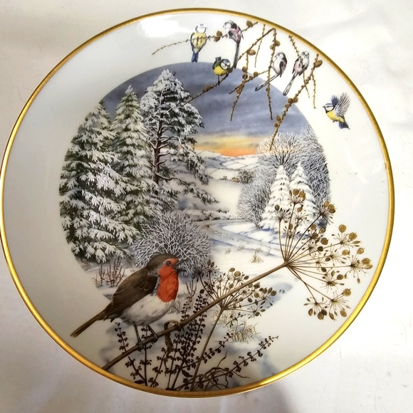 Plate A Country Lane In December Limited Edition - Picture 7 of 16